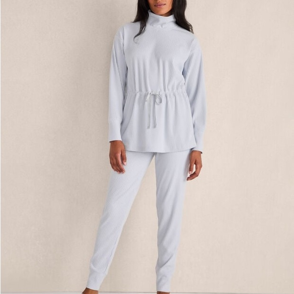 Haven Well Within Ribbed Heron Lounge Set